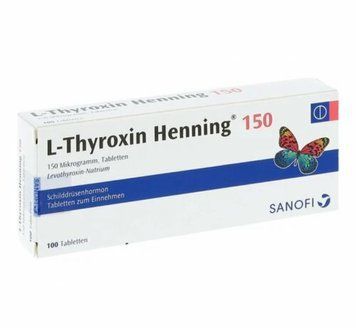 L thyroxin henning Sanofi 150 Германия