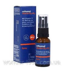Orthomol Vitamin D3+K2 Spray, Ортомол Спрей з вітаміном Д3 і K2, 20 мл