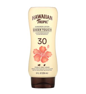 Hawaiian tropic Sheer touch lotion sunscreen spf 30 ультралегкий сонцезахисний лосьйон