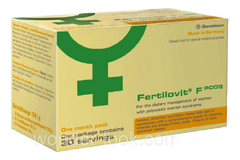 Fertilovit F PCOS (Фертиловит PCOS) — № 60 капсул+30 стіків, для жінок з СПКЯ Німеччина