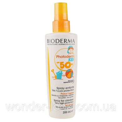 Bioderma photoderm kid SPF50 sun body spray детский солнцезащитный спрей для тела