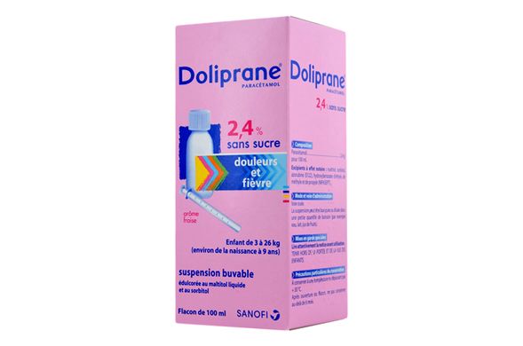 Doliprane 2.4% детский с 3-26 кг