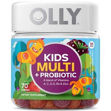 Мультивитаминный жевательный комплекс для детей с пробиотиком OLLY Kids Multi Vitamin Plus Probiotic Gummies
