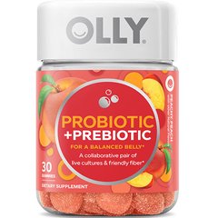 OLLY Probiotic + Prebiotic Gummy - Жувальний пробіотик + пребіотик «персик»