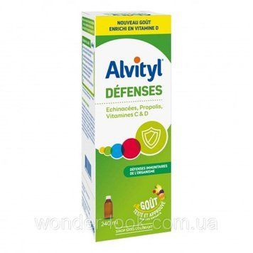 Дитячий сироп для імунітету Alvityl defenses Франція