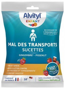 Льодяники від захитування Alvityl Mal des Transports 10 шт