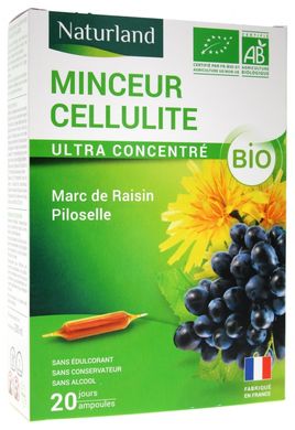 Драйнер в ампулах Naturland Minceur Cellulite Bio 20 Ampoules