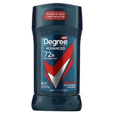 Дезодорант Degree, Advanced 72 Hour MotionSense, Antiperspirant Deodorant, Nonstop, 2.7 oz (76 g)