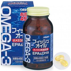 Омега -3 жирні кислоти ORIHIRO EPA DHA (180 шт - 45 дн)