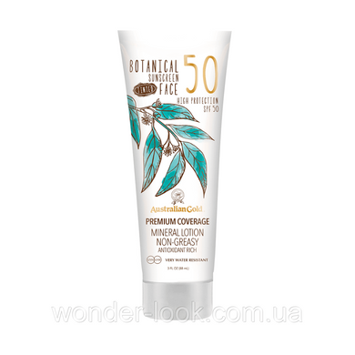 Australian Gold Botanical SPF 50 Tinted Face Lotion 88ml крем для лица премиум класса