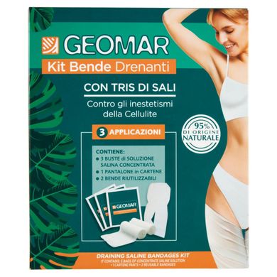 GEOMAR обвертывание Anti-Cellulite Draining Bandage Kit 3 шт