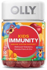 OLLY Kids Immunity Gummy Полівітаміни, 25 Day Supply дитячий комплекс для імунітету, США