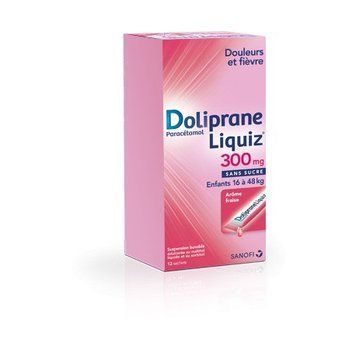 Doliprane liquiz 300mg с 16-48 кг Франція