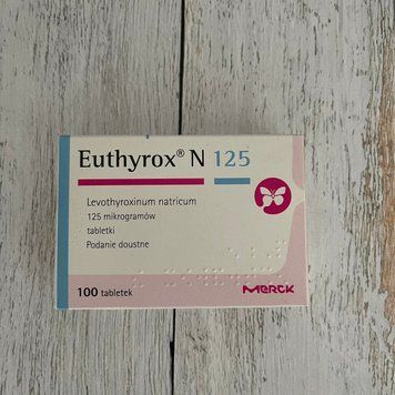 Euthyrox N 125, 100 шт, Польща