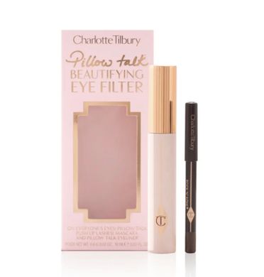 Туш Charlotte tilbury pillow talk beautifying eye filter лімітований набір туш та олівець для очей