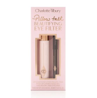 Туш Charlotte tilbury pillow talk beautifying eye filter лімітований набір туш та олівець для очей