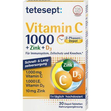 Tetesept C+D3+Zinc