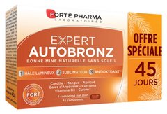 Forte Pharma autobronz expert, питний автозагар 45 шт