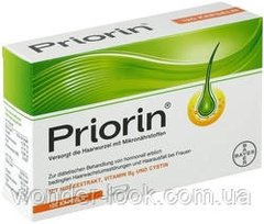 Priorin (Приорин) для зміцнення волосся і харчування коренів волосся