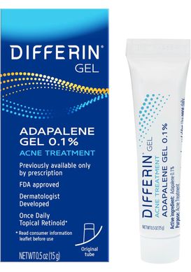 Differin, адапаленовый гель 0,1%, 15 г