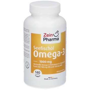Омега-3, 1000 мг, 140 капсул, ZeinPharma