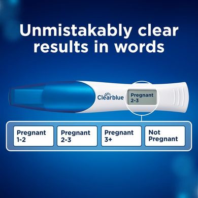 Clearblue тест на беременность 3 шт. Pregnancy Test Ultra Early Triple-Check & Date Combo Pack