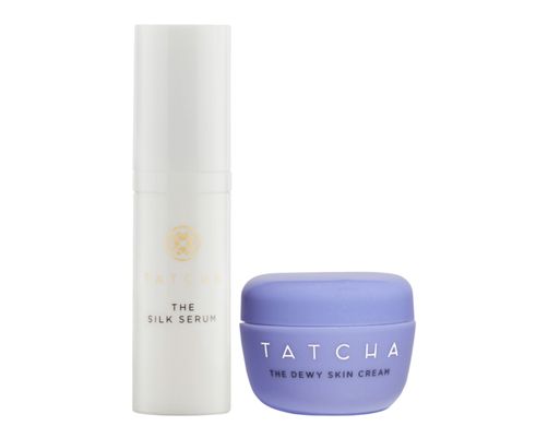 Tatcha сировотка та крем Silk Serum & Dewy Skin Cream по 5 мл