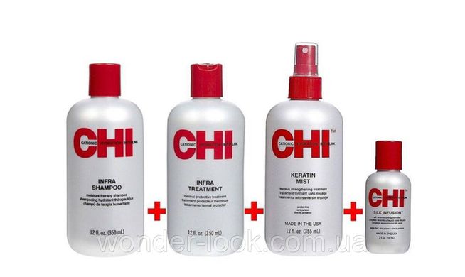 Набор - CHI Home Stylist Kit (shm/355ml + cond/355ml + mist/355ml + complex/59ml)